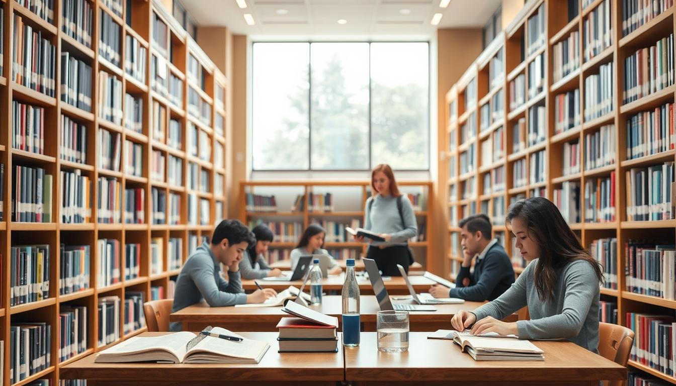 Organized study environment supporting productive learning